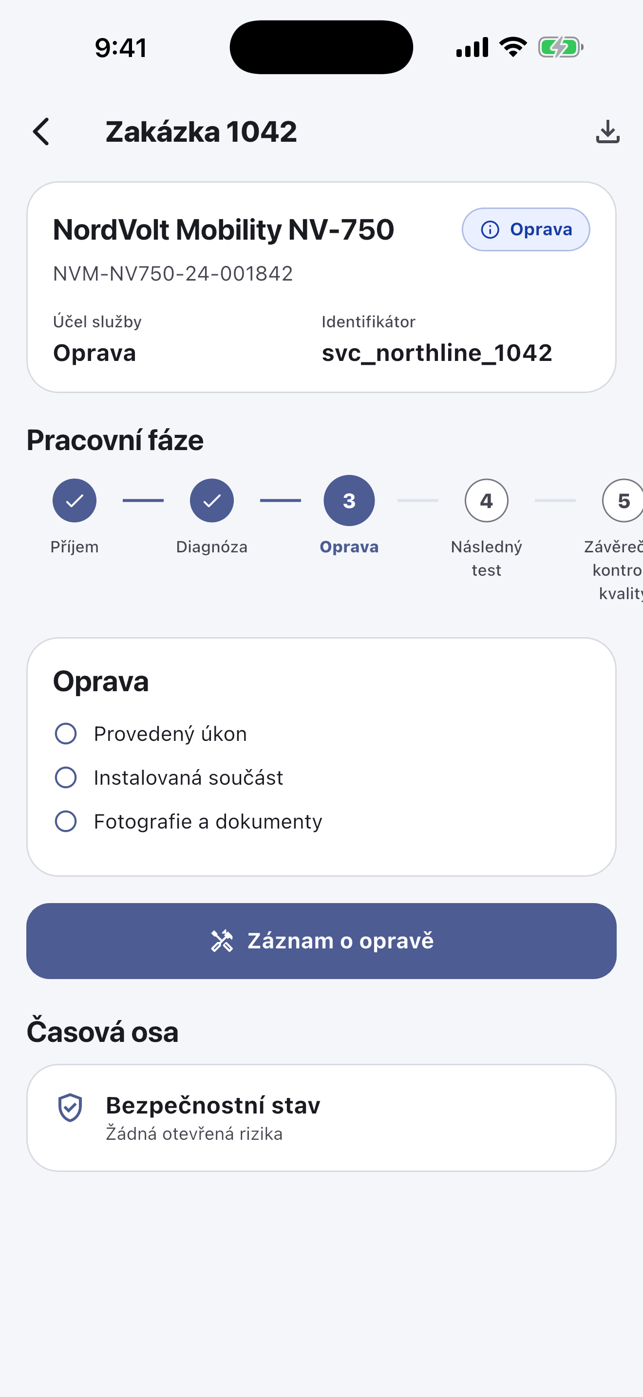 Software Battery Passport pro opravárenské dílny — Opravte a zkontrolujte kvalitu