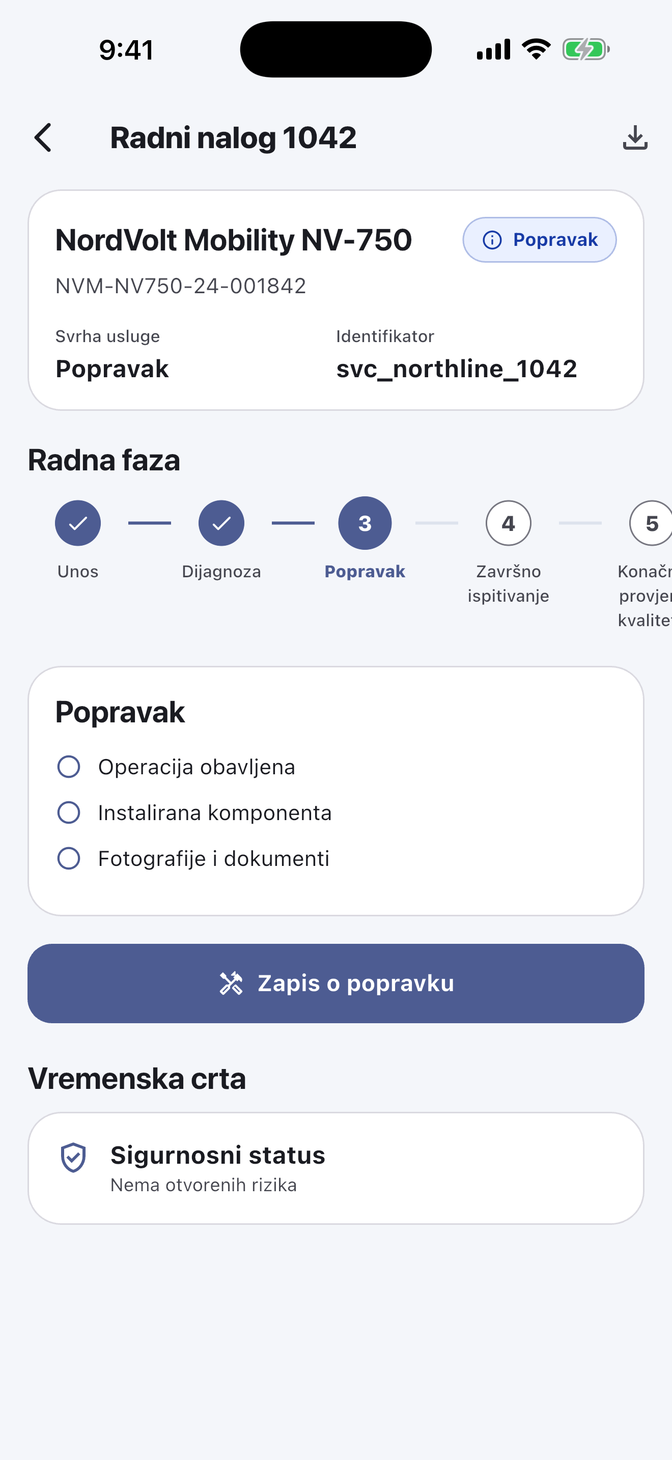 Softver za putovnicu baterije za radionice za popravak — Popraviti i provjeriti kvalitetu