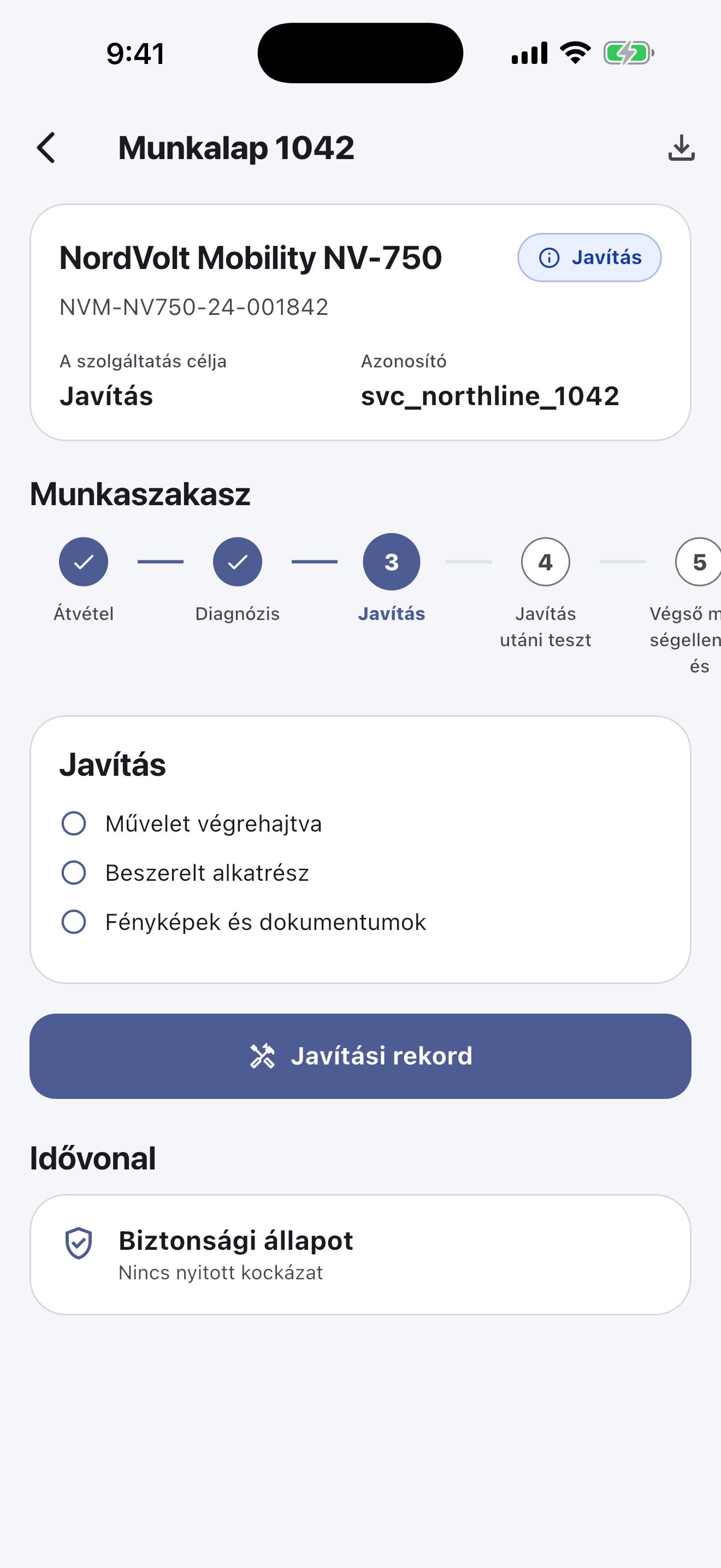 Battery Passport szoftver javítóműhelyekhez — Javítsa meg és ellenőrizze a minőséget