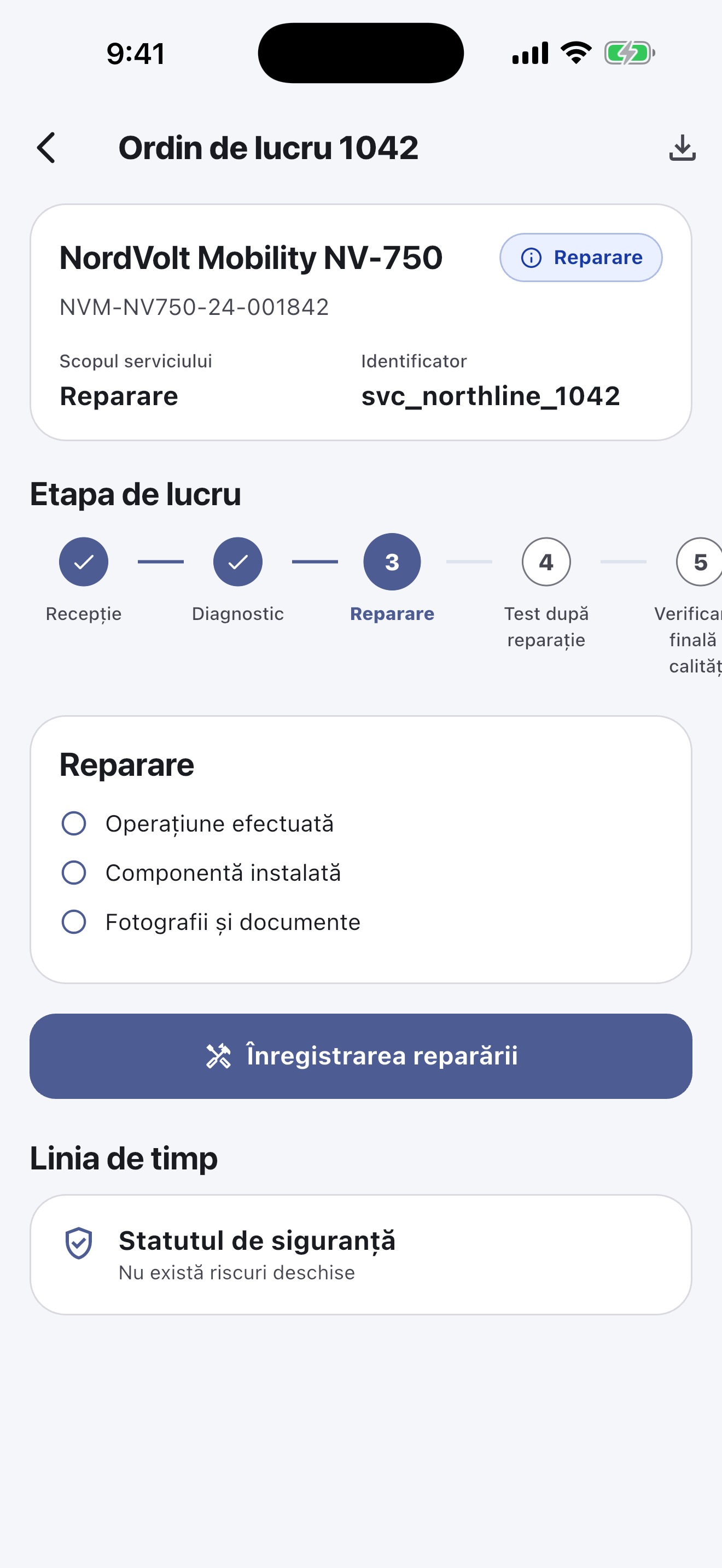 Software Passport baterie pentru ateliere de reparații — Reparați și verificați calitatea